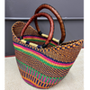 Market Basket - Coloured Designs - Large 81-Adinkra Designs