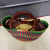 Market Basket - Coloured Designs - Large 59-Adinkra Designs