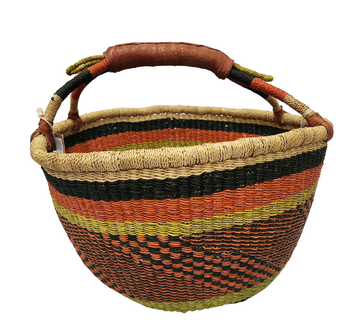 Round Basket - Extra Large 100-Adinkra Designs
