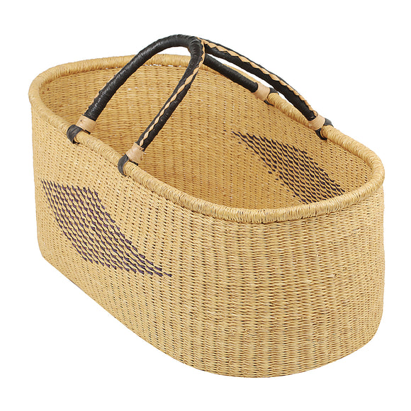 Baby Moses Flat Basket - Yao-Adinkra Designs