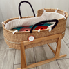 Baby Moses Basket Liner-Adinkra Designs