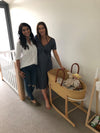 Spotted: Adinkra Designs Baby Moses Basket in Lisa Hyde's (The Bachelor) Lavish Baby Nursery