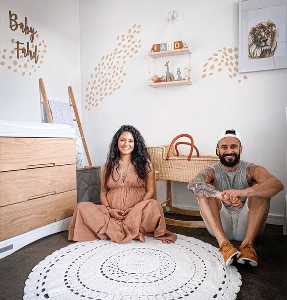Spotted: Gogglebox: Sarah Marie and Matty reveal pictures of their adorable baby nursery featuring our natural baby moses basket!