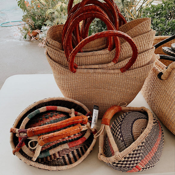 Reshaping Bolga Baskets - A detailed tutorial