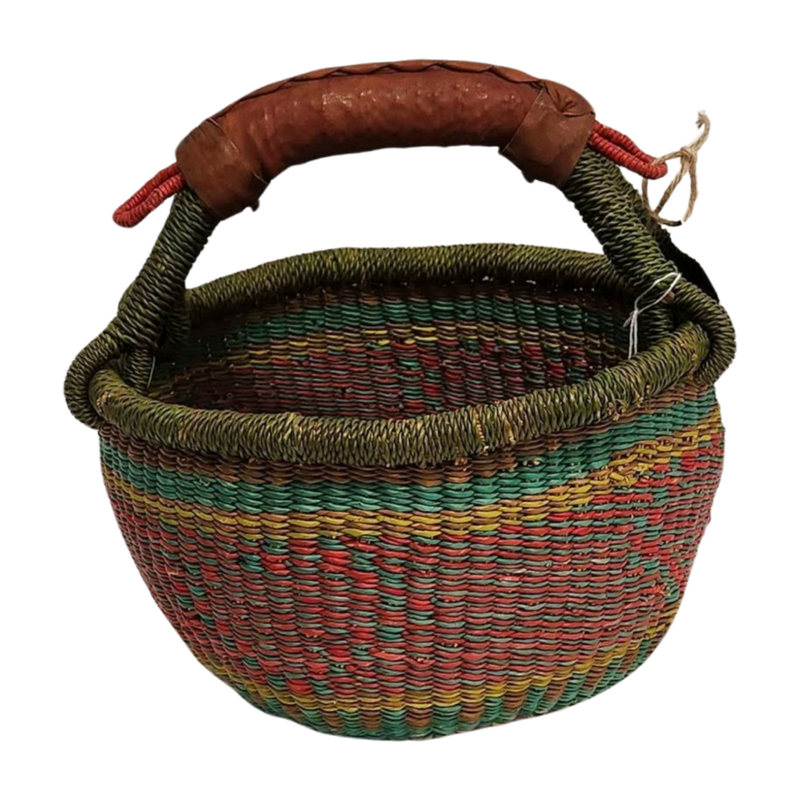 Round Basket - Small 101-Adinkra Designs