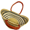 Market Basket Open Weave - Black Designs - Large 71-Adinkra Designs