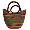 Market Basket - Coloured Designs - Large 81-Adinkra Designs