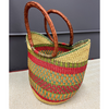 Market Basket - Coloured Designs - Large 83-Adinkra Designs