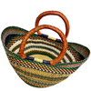 Market Basket Open Weave - Coloured Designs - Large 86-Adinkra Designs