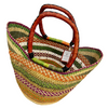Market Basket Open Weave - Coloured Designs - Large 88-Adinkra Designs