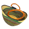 Market Basket - Coloured Designs - Large 91-Adinkra Designs