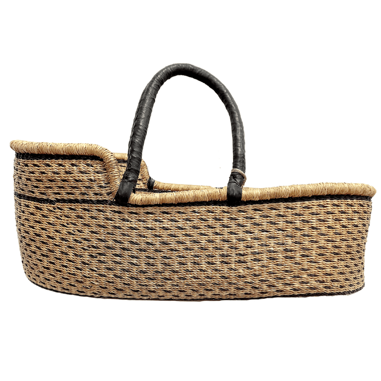 Baby Moses Basket - 39-Adinkra Designs