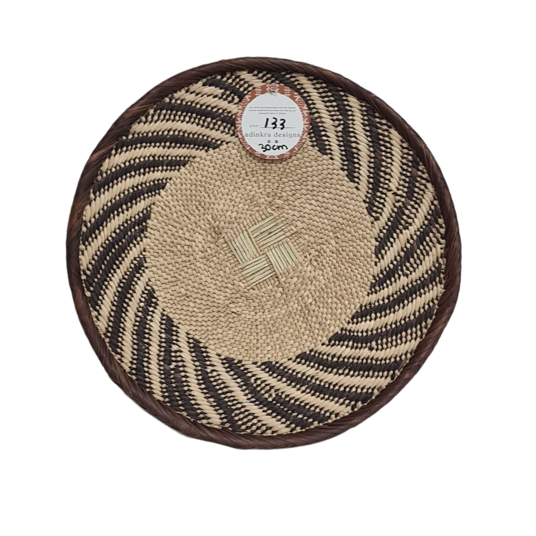 Wall Baskets - Binga Basket 30 cm 133-Adinkra Designs