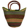 Market Basket - Coloured Designs - Large 55-Adinkra Designs
