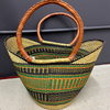 Market Basket - Coloured Designs - Large 58-Adinkra Designs