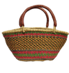 Oval Shopper Basket - L114-Adinkra Designs