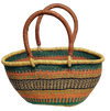 Oval Shopper Basket - L103-Adinkra Designs