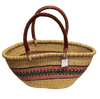 Oval Shopper Basket - XL17-Adinkra Designs