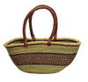 Oval Shopper Basket - R18-Adinkra Designs