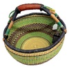Round Basket - Large 138-Adinkra Designs