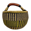 Round Basket - Large 166-Adinkra Designs