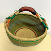 Round Basket - Large 167-Adinkra Designs