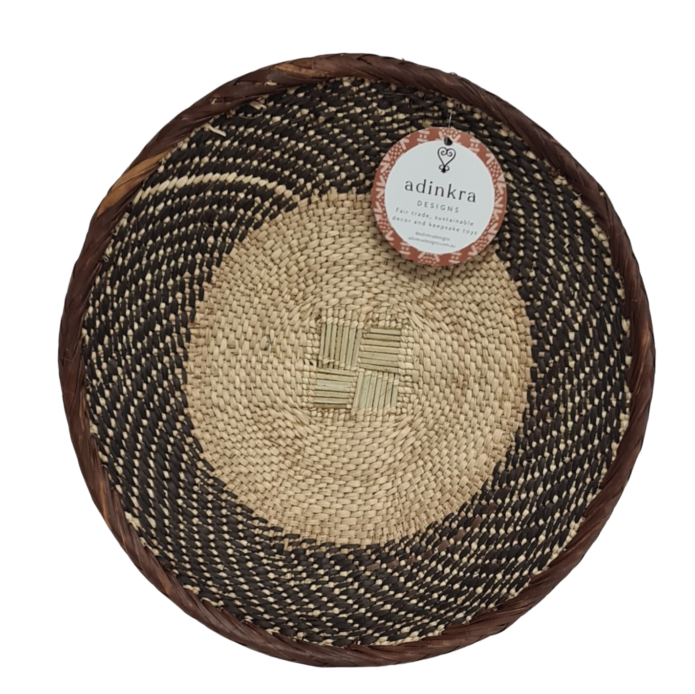 Wall Baskets - Binga Basket 30 cm 114-Adinkra Designs