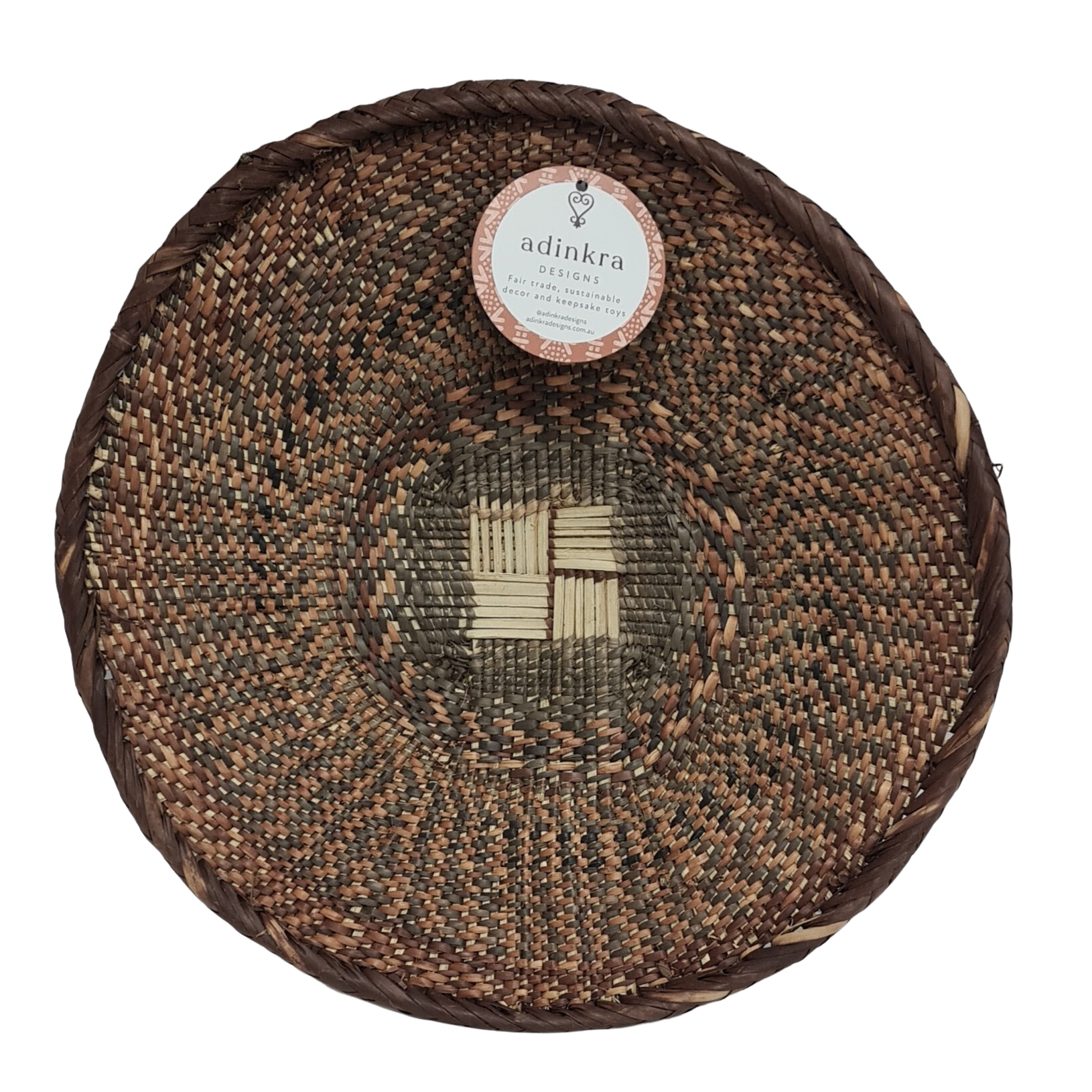 Wall Baskets - Binga Basket 30 cm 115-Adinkra Designs