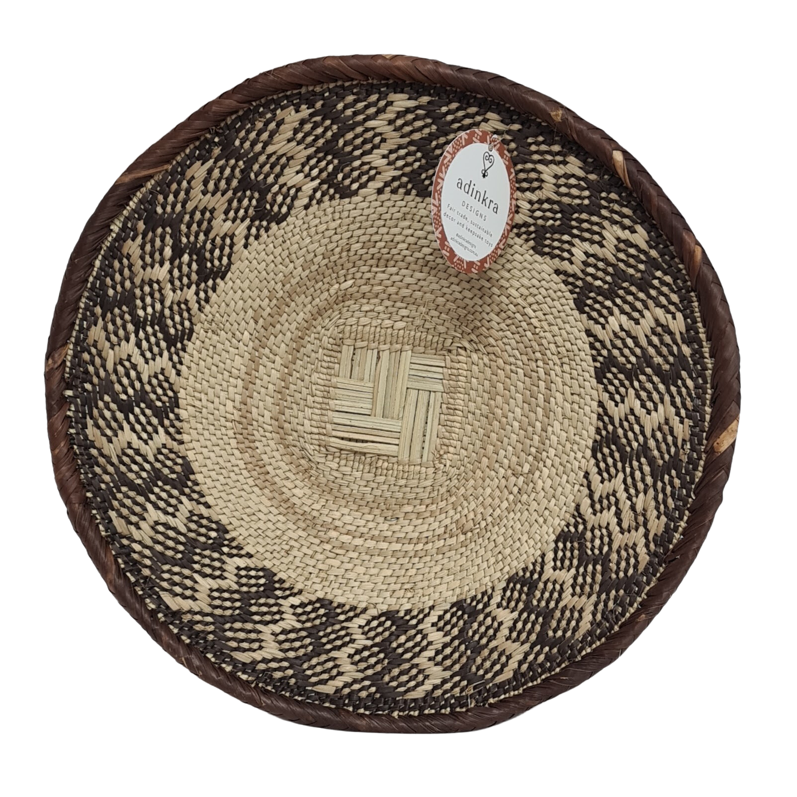 Wall Baskets - Binga Basket 30 cm 118-Adinkra Designs
