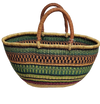 Oval Shopper Basket - XL101-Adinkra Designs