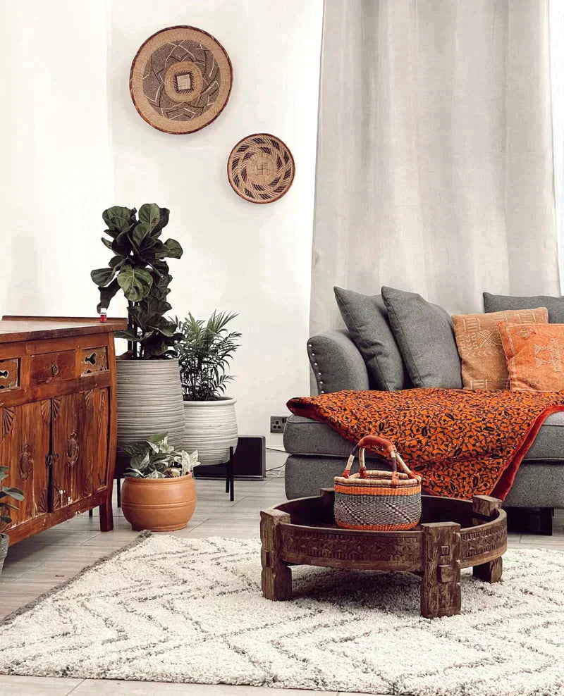 Wall Baskets - Binga Basket 30 cm 114-Adinkra Designs