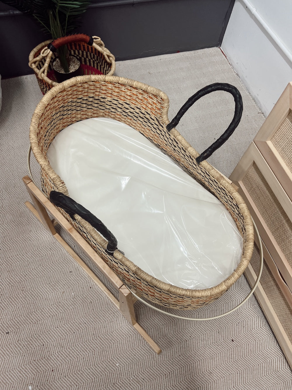 ON SALE: Baby Moses Basket - Tani-Adinkra Designs