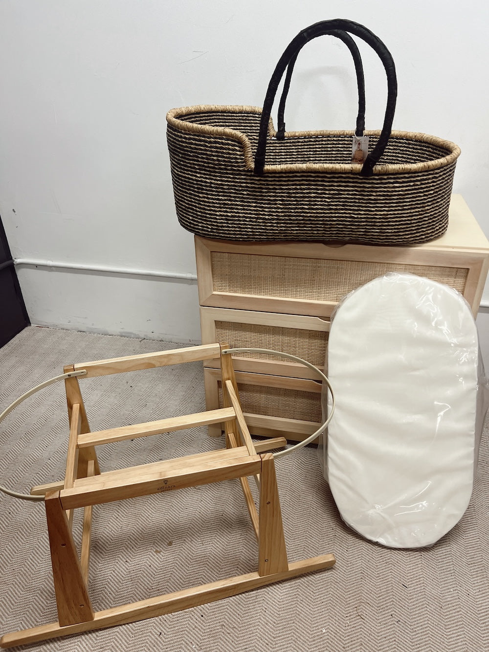 ON SALE: Baby Moses Basket - Kaku-Adinkra Designs