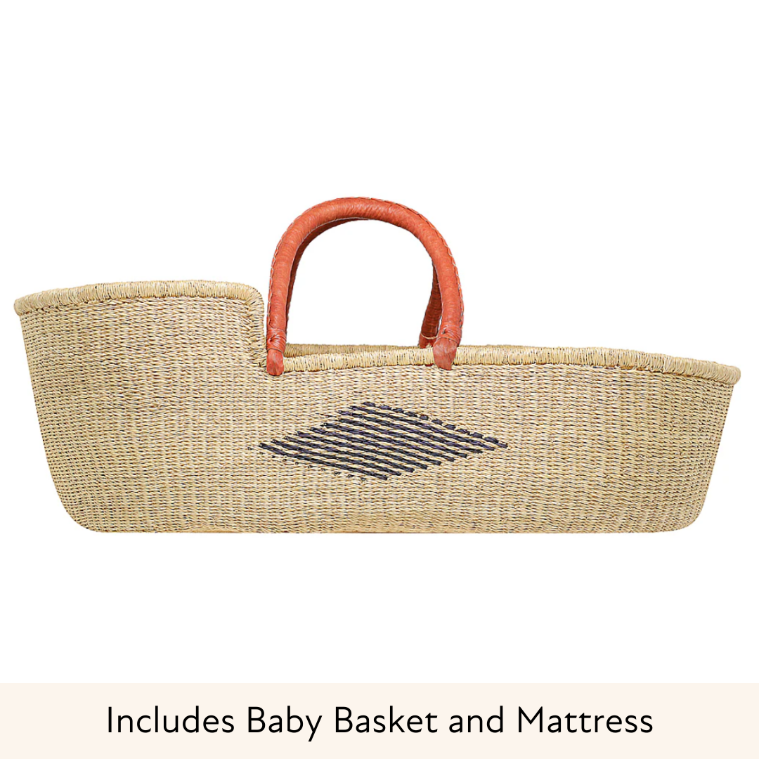 Baby Moses Basket - Yao-Adinkra Designs