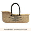 Baby Moses Basket - 37-Adinkra Designs