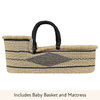 Baby Moses Basket - 38-Adinkra Designs