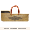 Baby Moses Basket - 43-Adinkra Designs