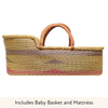 Baby Moses Basket - 46-Adinkra Designs