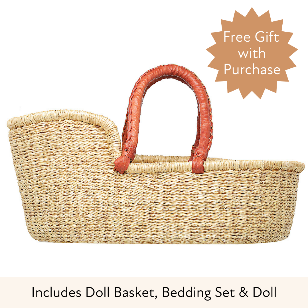 Fashion Doll with Candy Cart & Basket Shelf Set