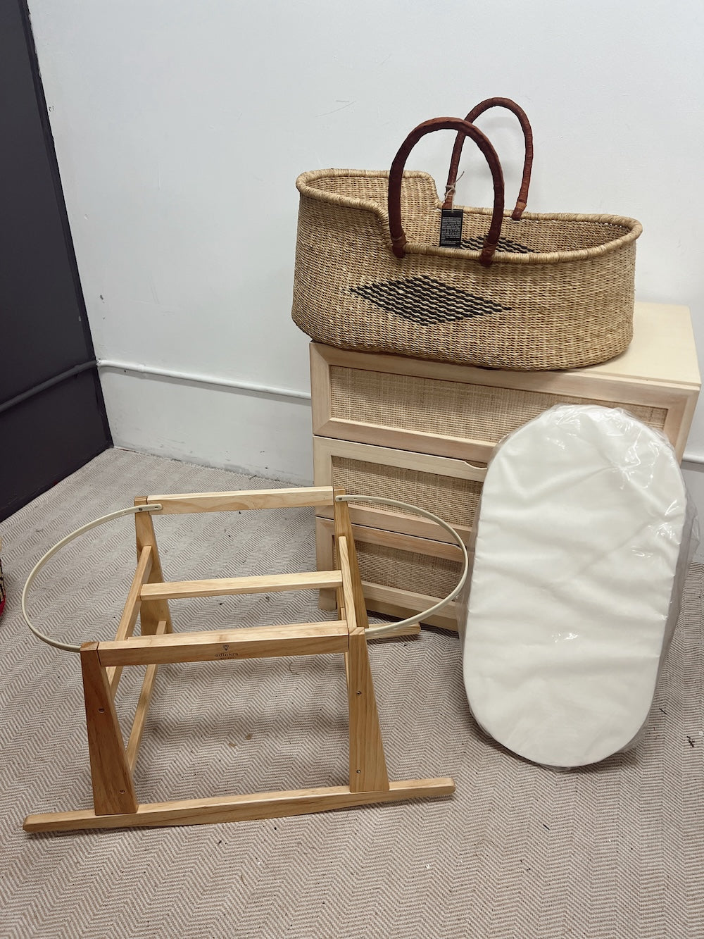 ON SALE: Baby Moses Basket - Yao-Adinkra Designs