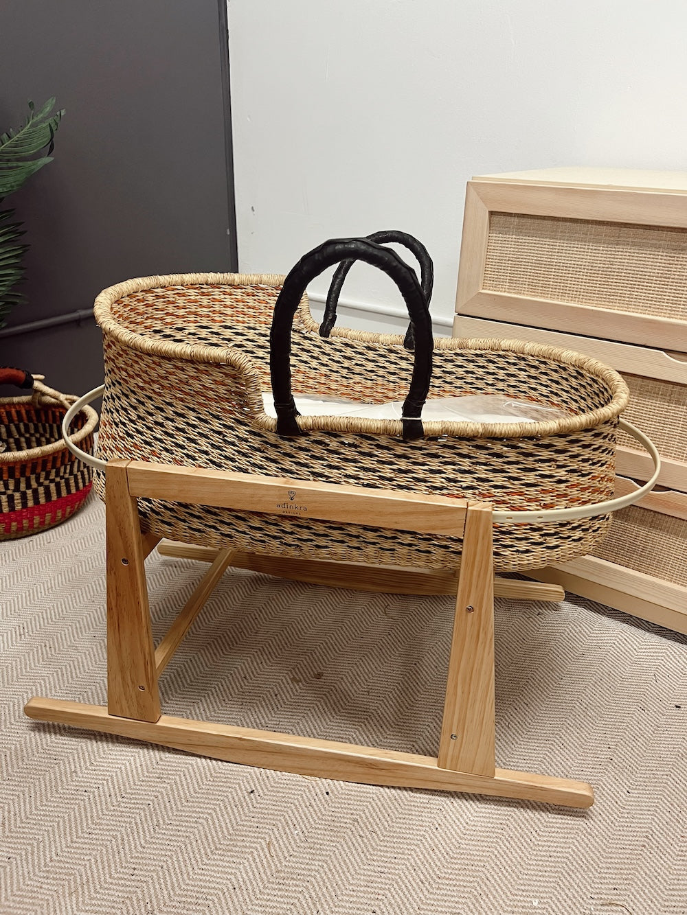 ON SALE: Baby Moses Basket - Tani-Adinkra Designs