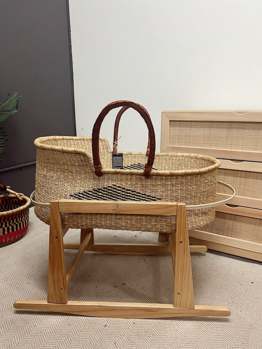 ON SALE: Baby Moses Basket - Yao-Adinkra Designs