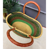 Oval Shopper Basket - R132-Adinkra Designs