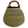 Pot Basket - Coloured Designs 1-Adinkra Designs