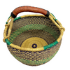 Round Basket - Large 123-Adinkra Designs