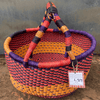 Round Basket - Large 29-Adinkra Designs