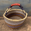 Round Basket - Large 32-Adinkra Designs
