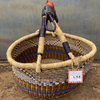 Round Basket - Large 32-Adinkra Designs