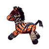 Soft Toy - Zebra 2-Adinkra Designs
