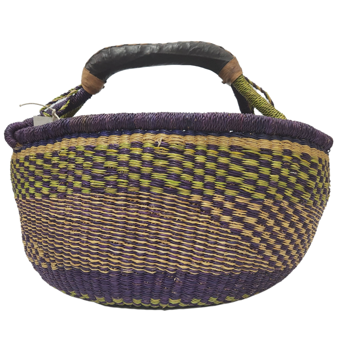 Round Basket - Large 17-Adinkra Designs